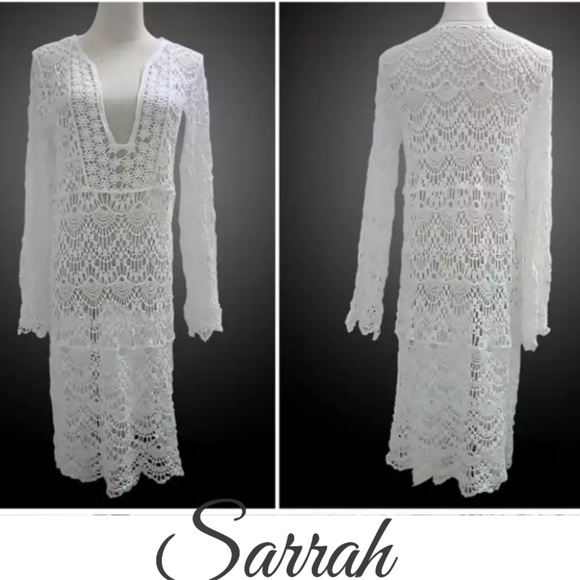 Last 1 New Bohemian Crochet Beach Dress - Picture 4 of 7